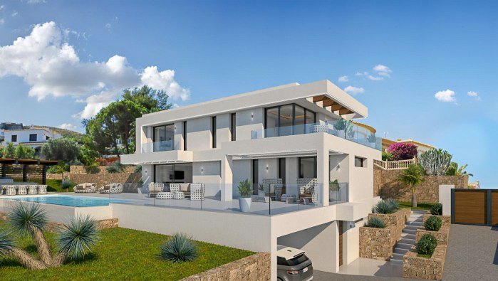Villa moderna de nueva construcción en venta en Jávea