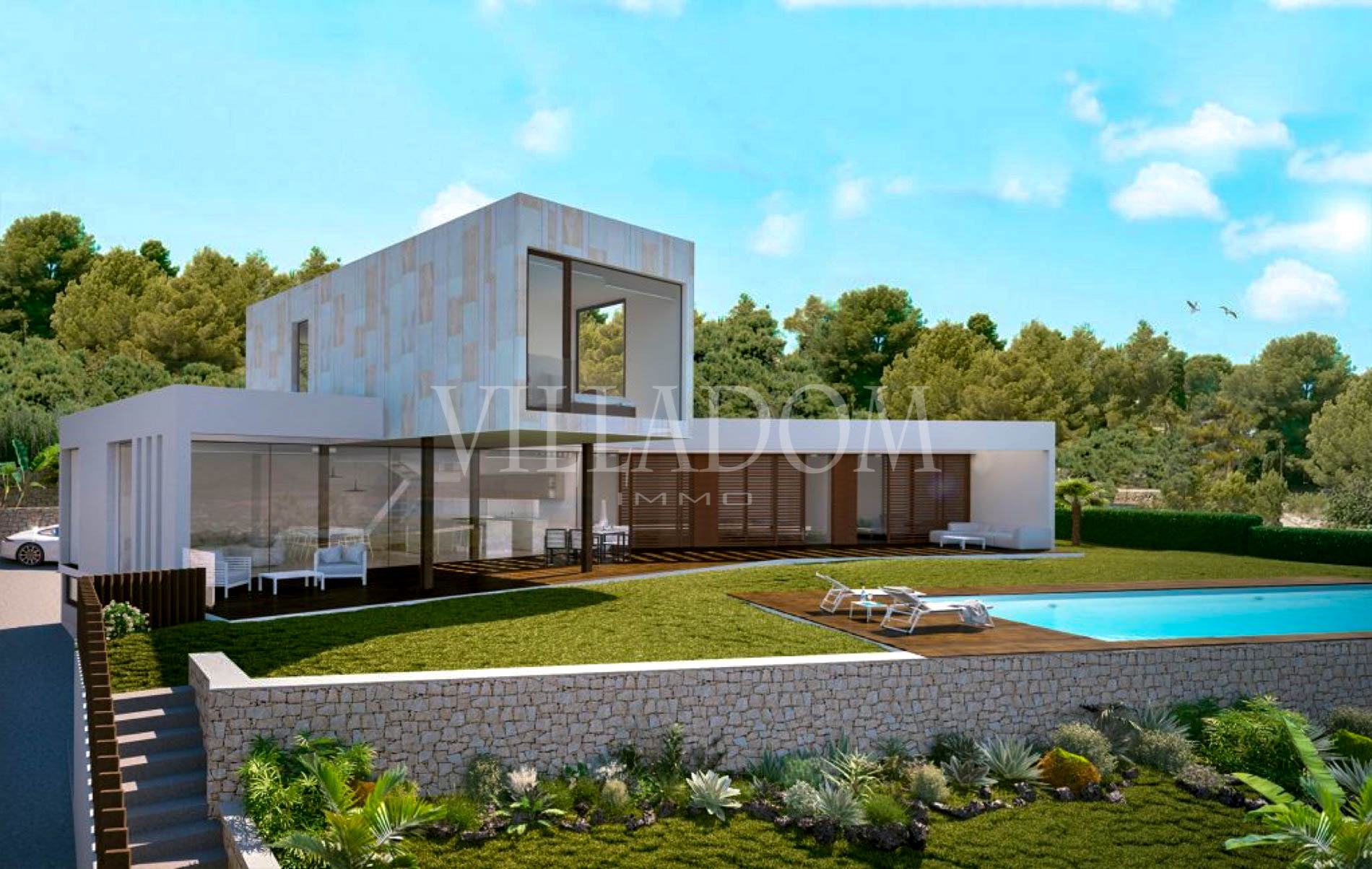 Proyecto Villa de Lujo con vistas al mar en venta en Javea