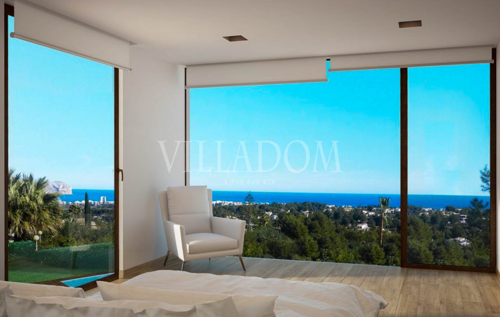 Proyecto Villa de Lujo con vistas al mar en venta en Javea