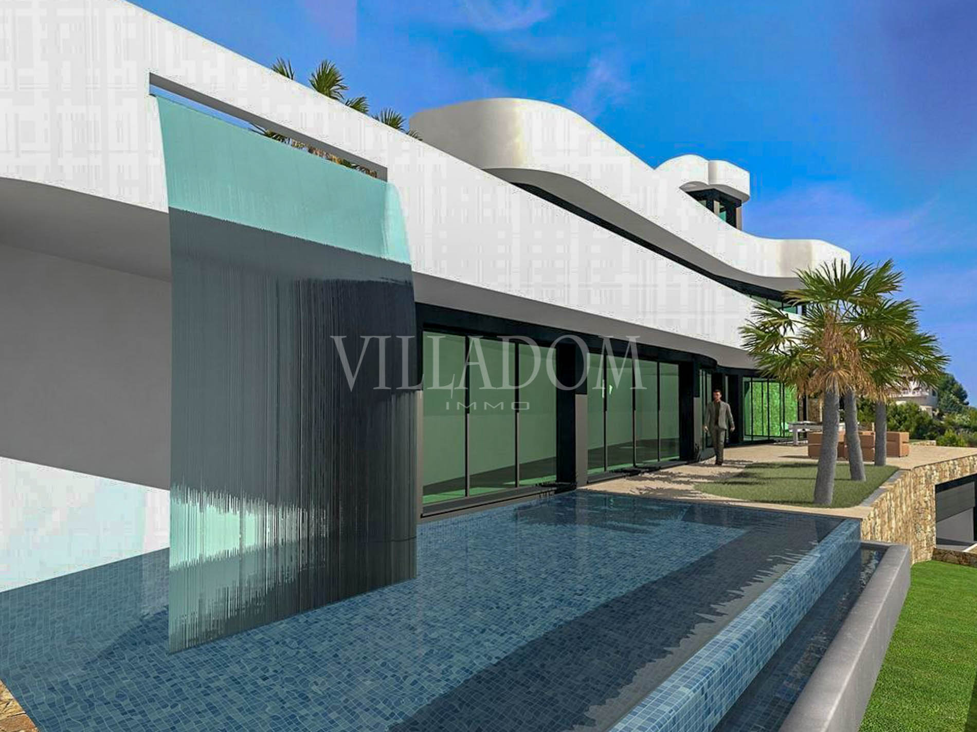 Villa de LUJO en proyecto con VISTAS AL MAR en Javea